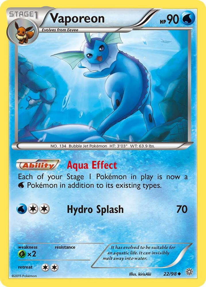 Vaporeon - 22/98