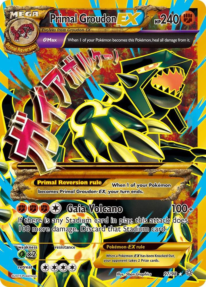 Primal Groudon EX - 97/98