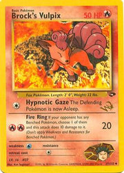 Brock's Vulpix [W Stamped] - 037/132