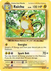 Raichu - 36/108 - 036/108