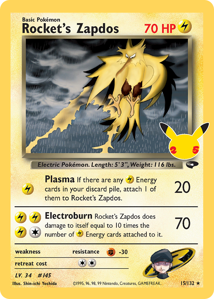 Rocket's Zapdos - 15/132