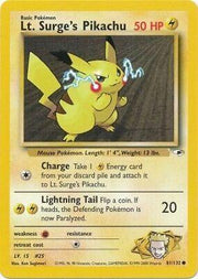 Lt. Surge's Pikachu - 081/132