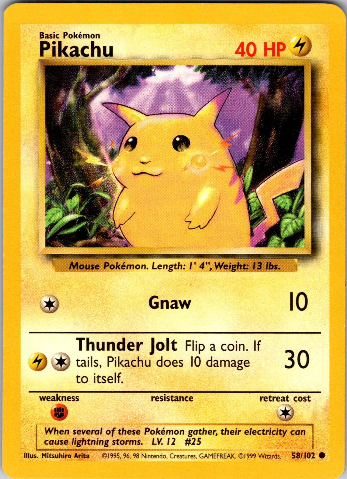 Pikachu - 058/102