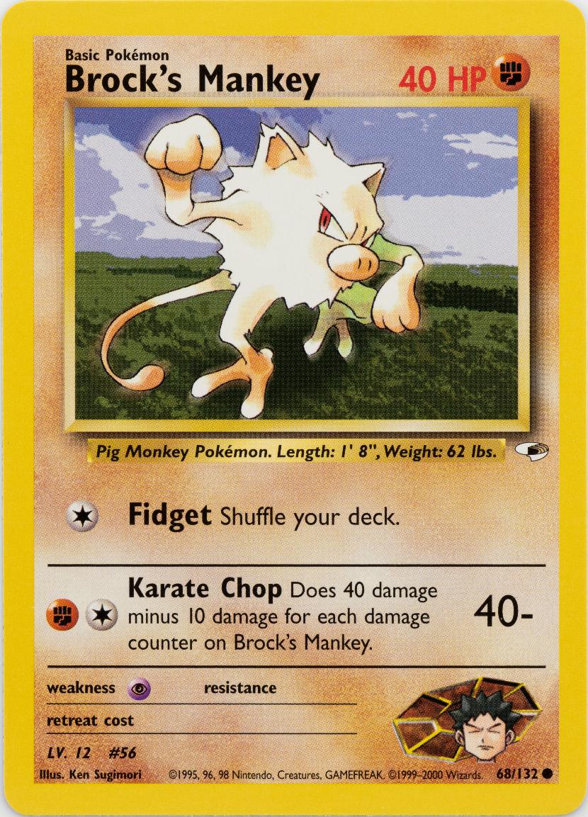 Brock's Mankey - 068/132