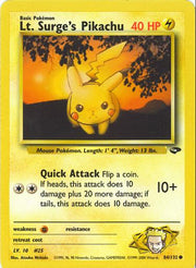 Lt. Surge's Pikachu - 084/132