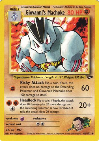 Giovanni's Machoke - 042/132