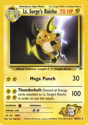 Lt. Surge's Raichu - 028/132