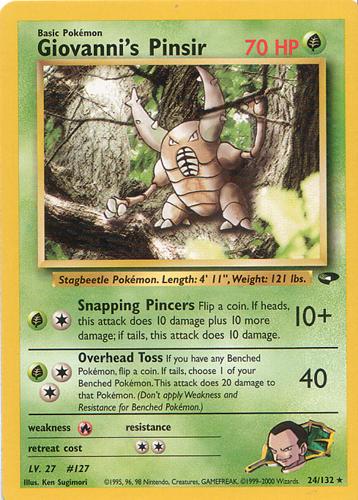 Giovanni's Pinsir - 024/132
