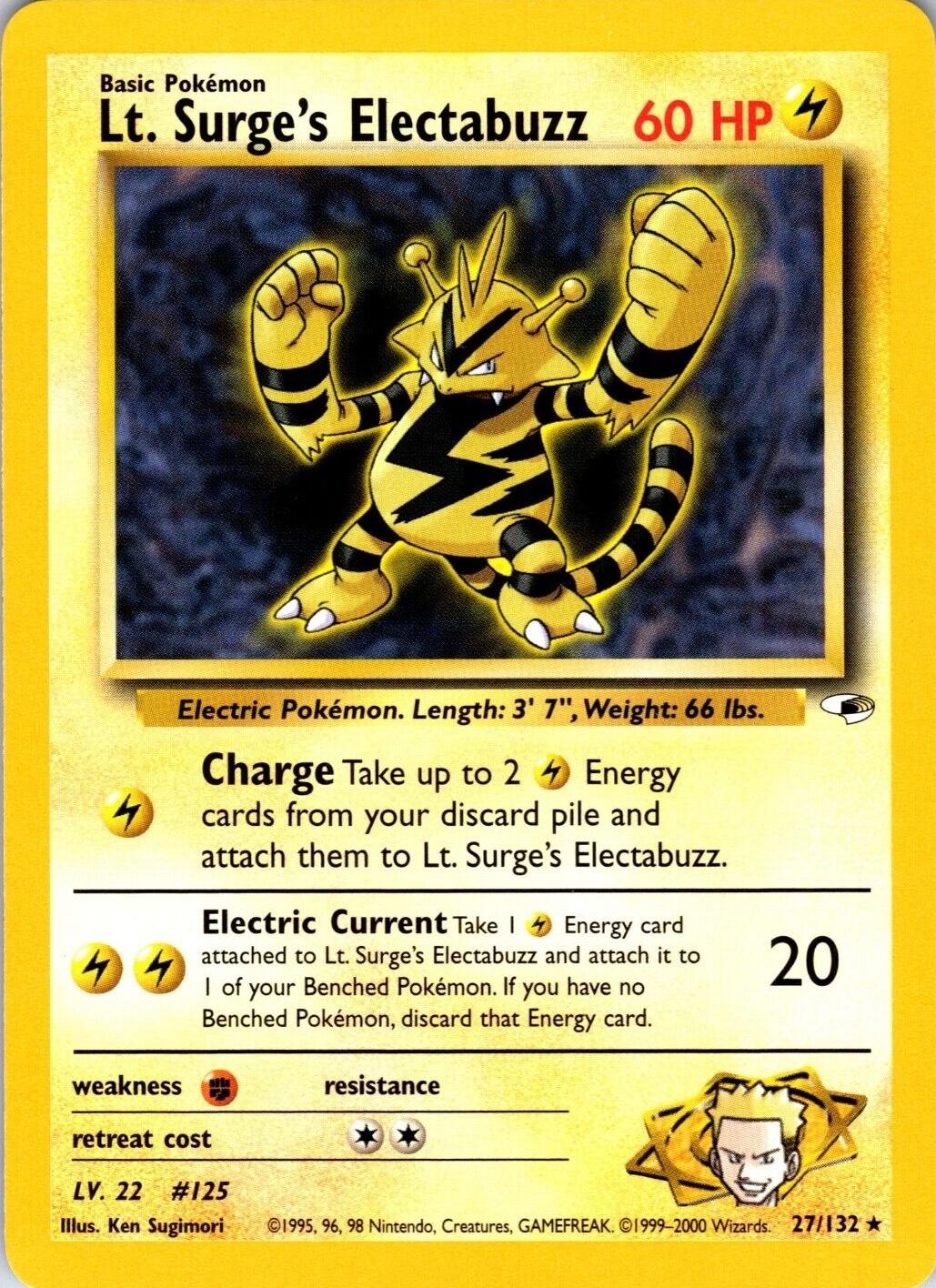 Lt. Surge's Electabuzz - 027/132