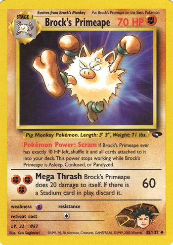 Brock's Primeape - 035/132