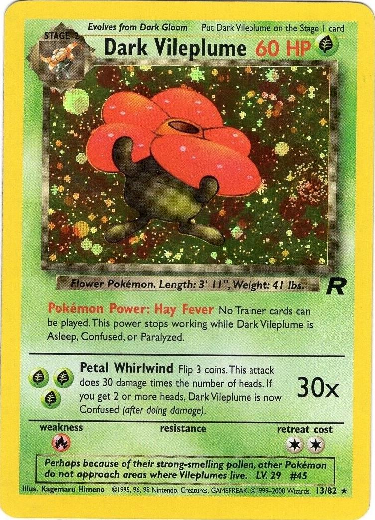 Dark Vileplume - 13/82
