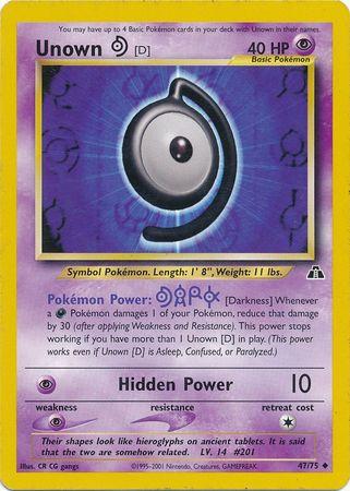 Unown [D] - 47/75