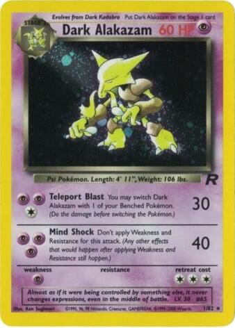 Dark Alakazam - 01/82