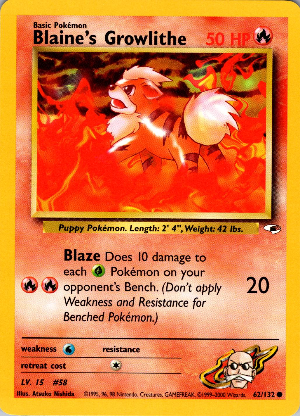 Blaine's Growlithe - 062/132