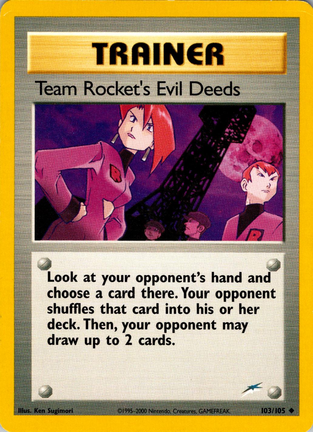 Team Rocket's Evil Deeds - 103/105