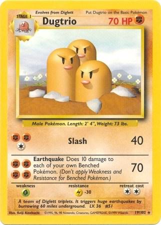 Dugtrio - 019/102