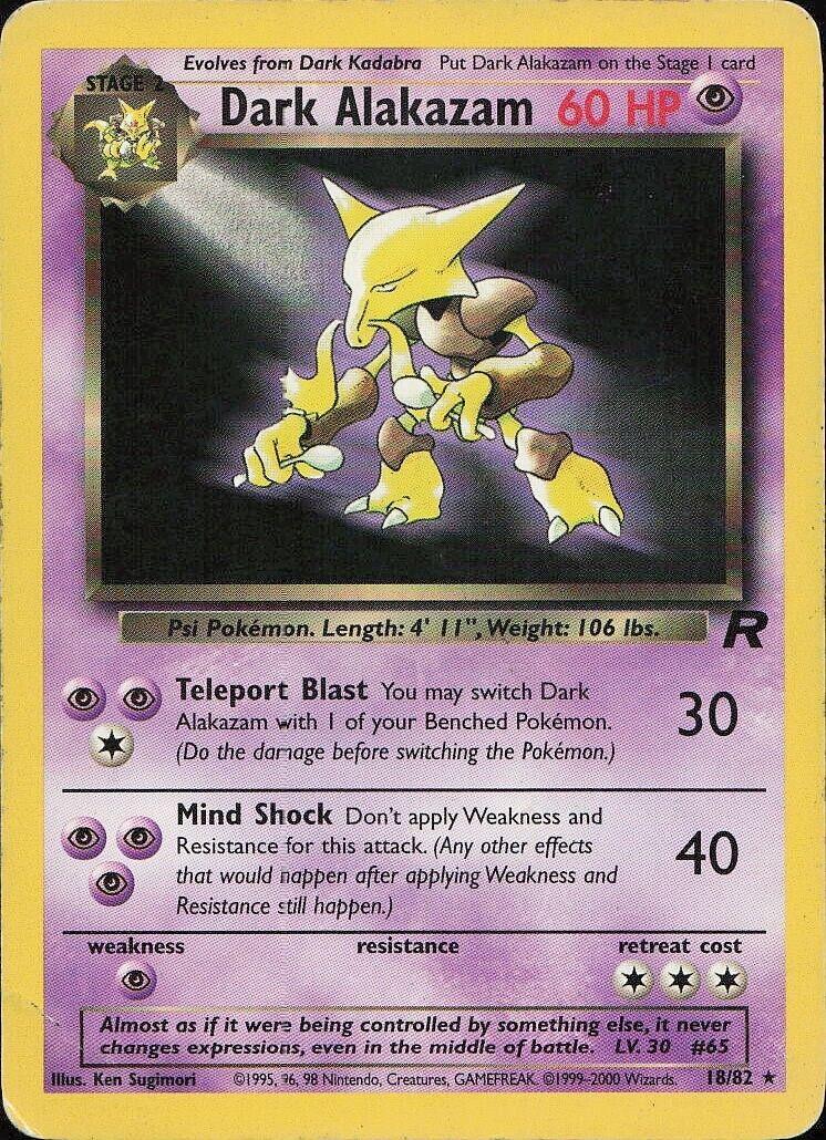 Dark Alakazam - 18/82