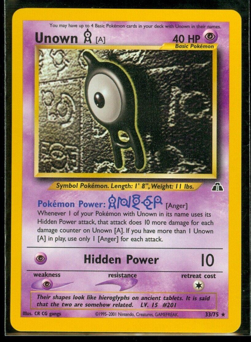 Unown [A] - 33/75