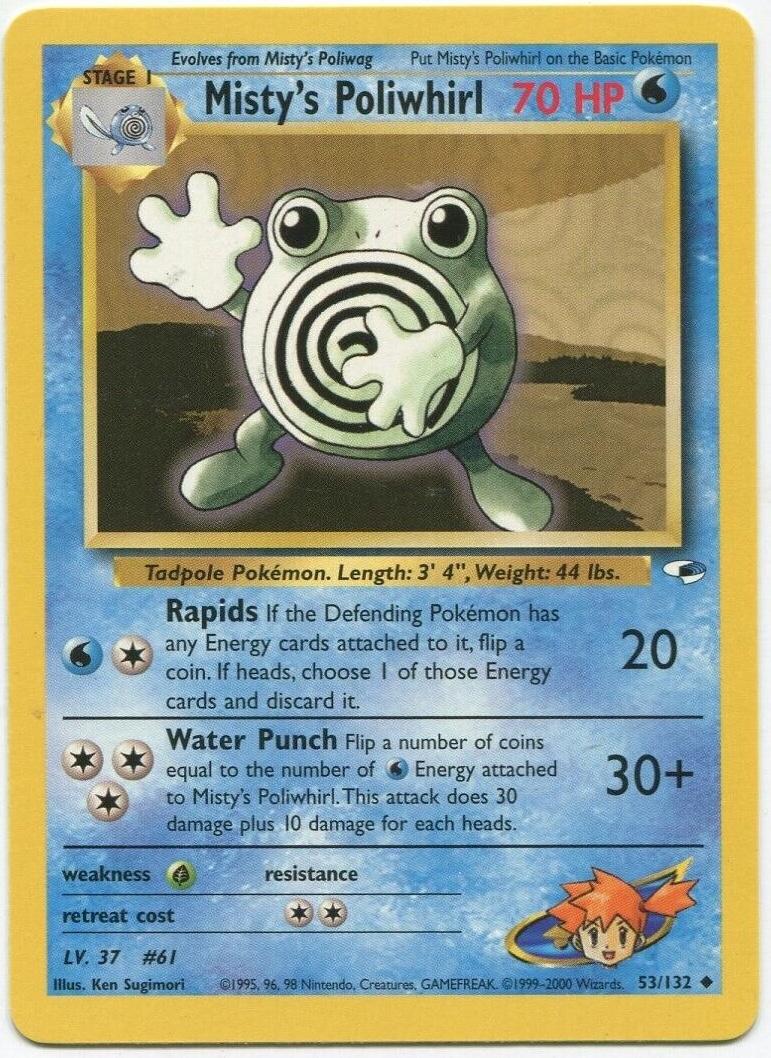 Misty's Poliwhirl - 053/132