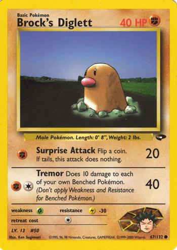 Brock's Diglett - 067/132