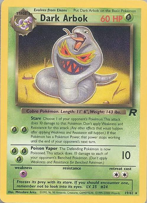 Dark Arbok - 19/82