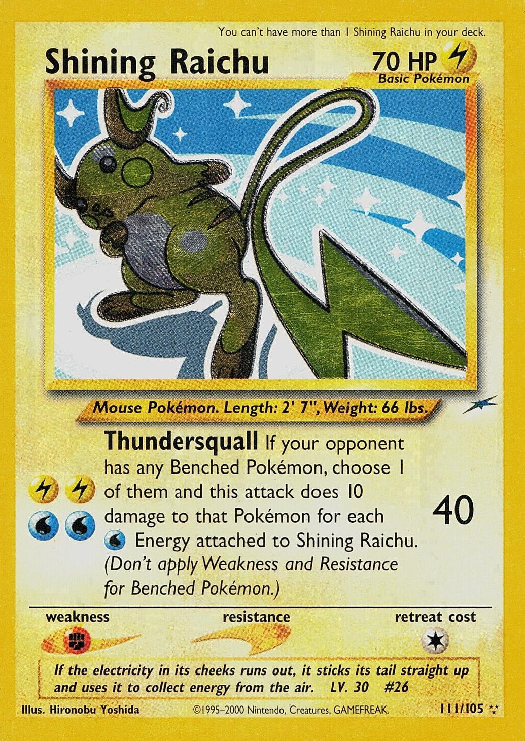 Shining Raichu - 111/105