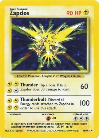 Zapdos - 016/102