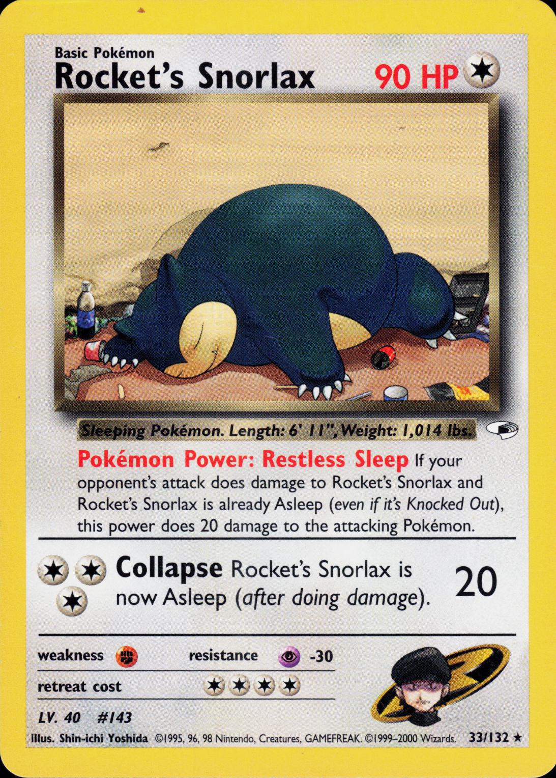 Rocket's Snorlax - 033/132