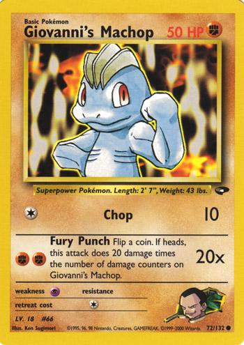 Giovanni's Machop - 072/132