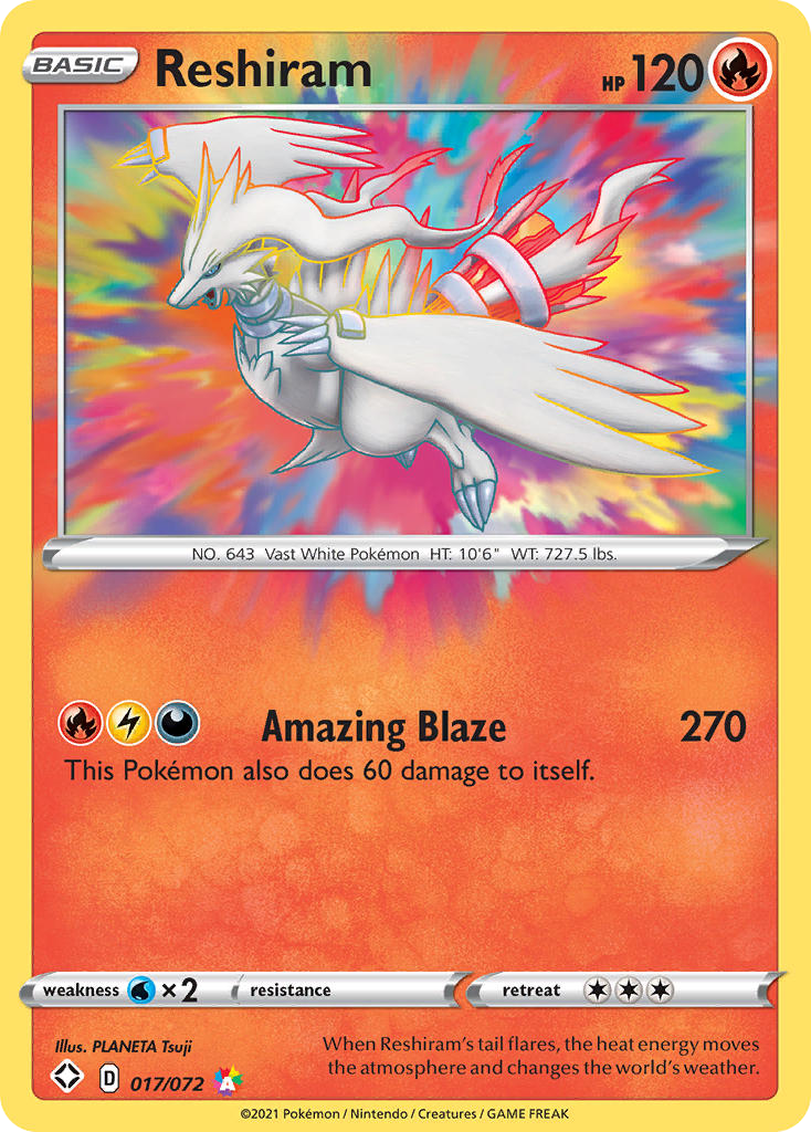 Reshiram - 017/072