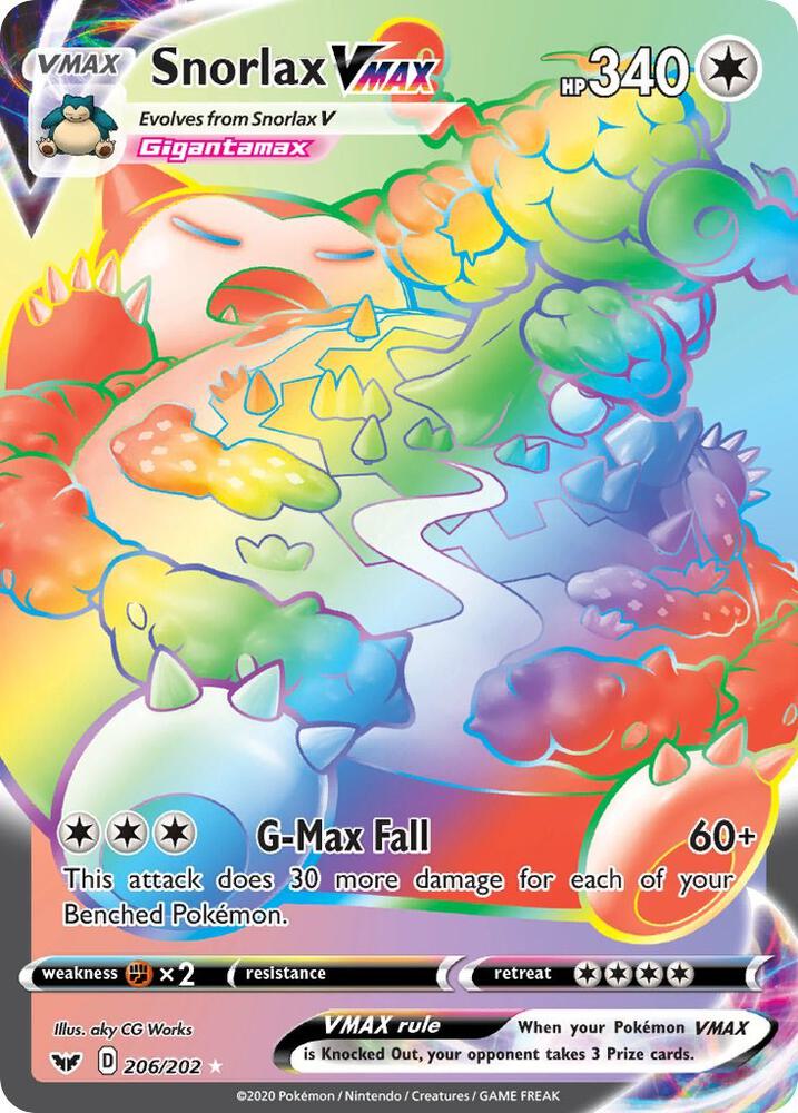Snorlax VMAX - 206/202