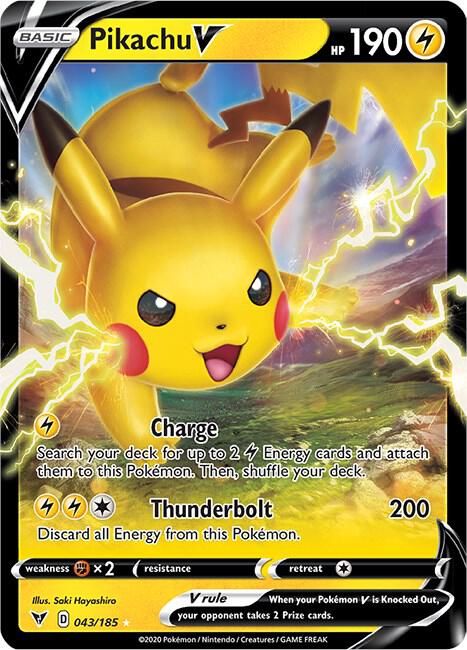 Pikachu V - 043/185