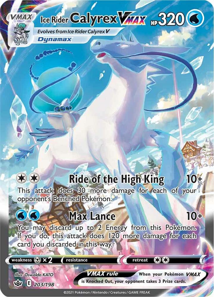 Ice Rider Calyrex VMAX - 203/198