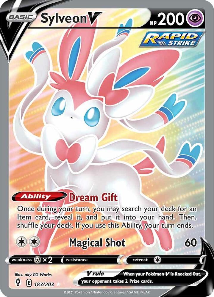 Sylveon V - 183/203 PSA 9