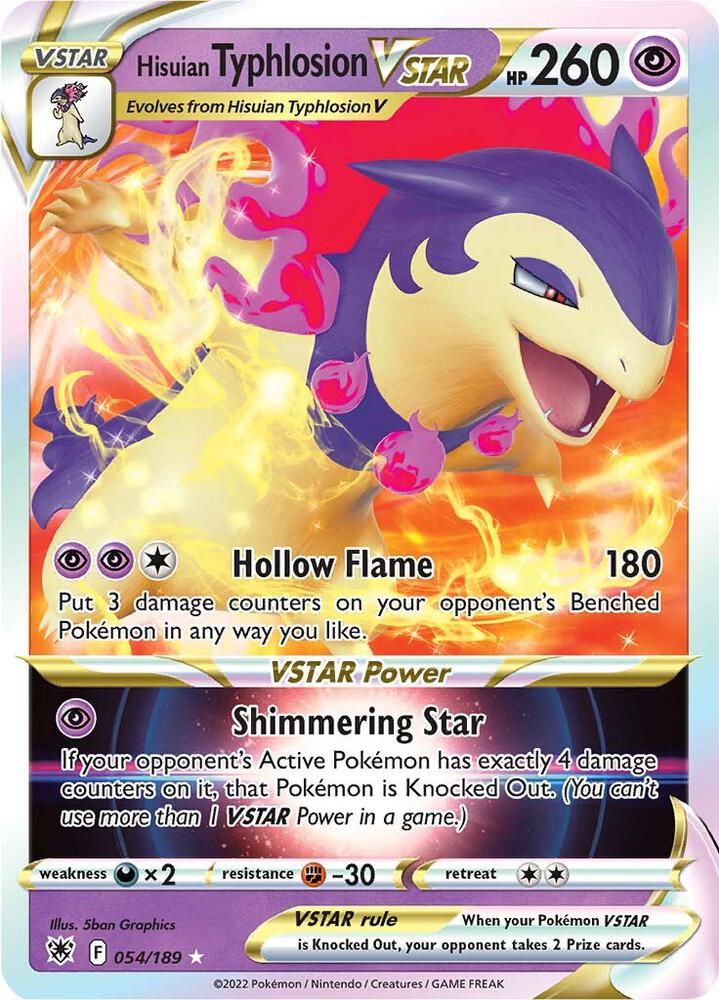 Hisuian Typhlosion VSTAR - 054/189