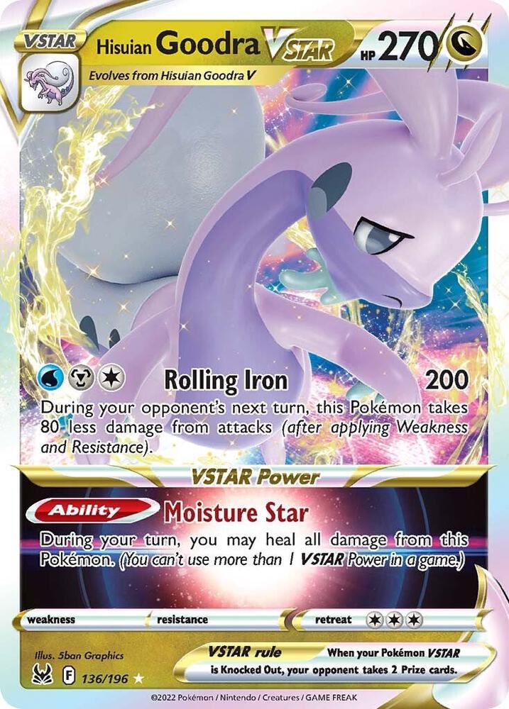 Hisuian Goodra VSTAR - 136/196