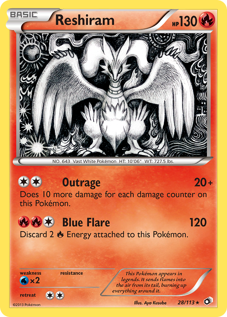 Reshiram - 28/113