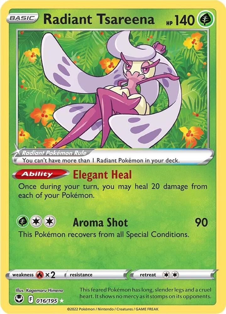 Radiant Tsareena - 016/195
