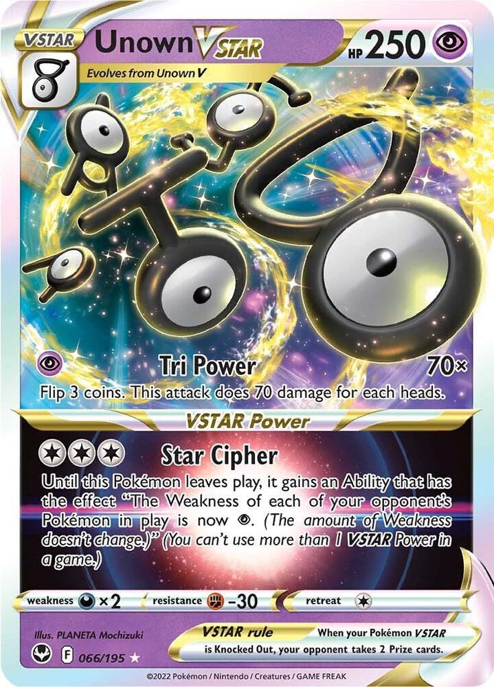 Unown VSTAR - 066/195