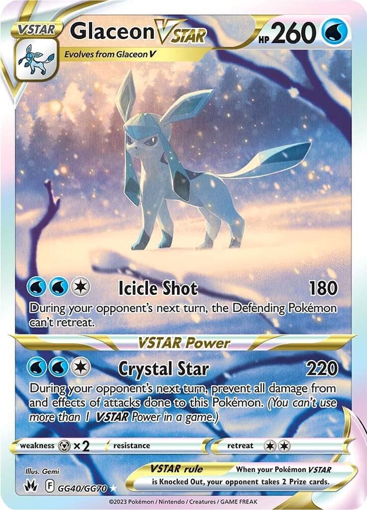 Glaceon VSTAR - GG40/GG70 PSA 8
