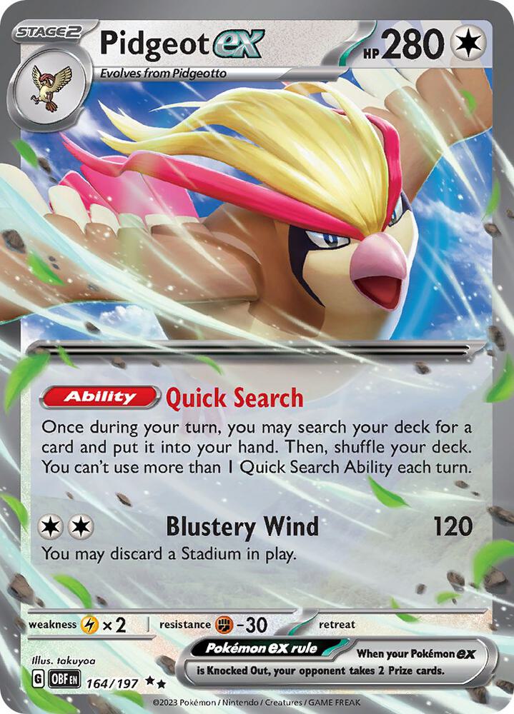 Pidgeot ex - 164/197