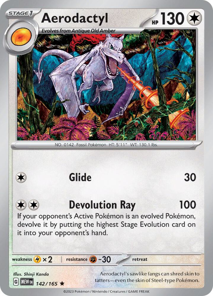 Aerodactyl - 142/165