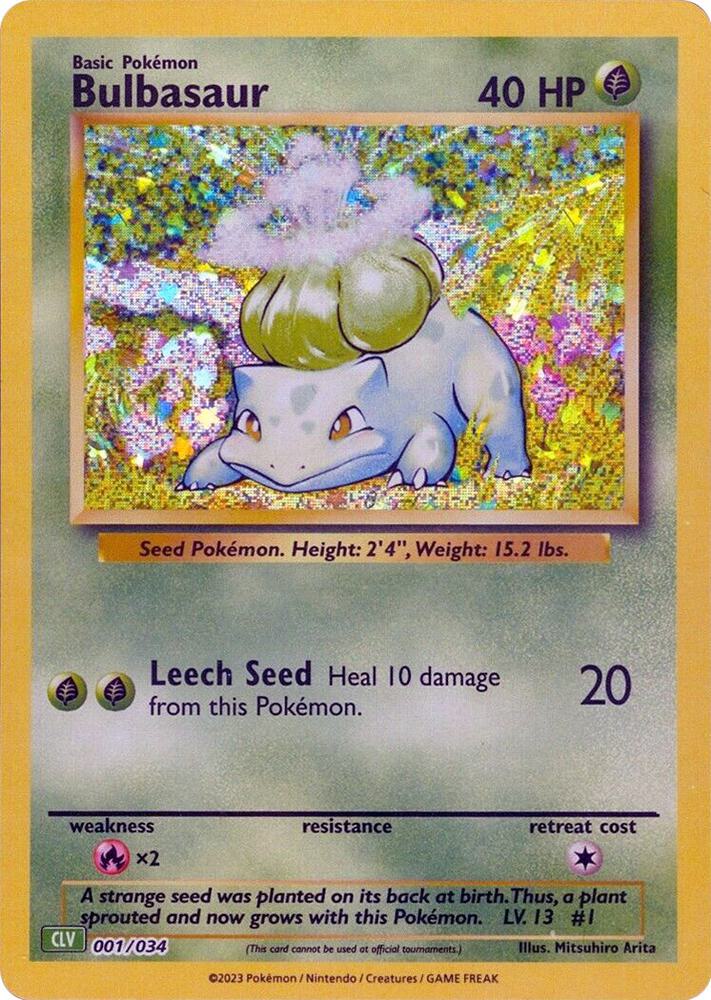 Bulbasaur - 001/034