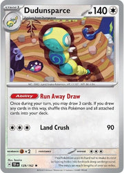Dudunsparce - 129/162