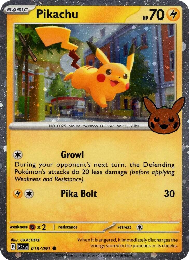 Pikachu - 018/091