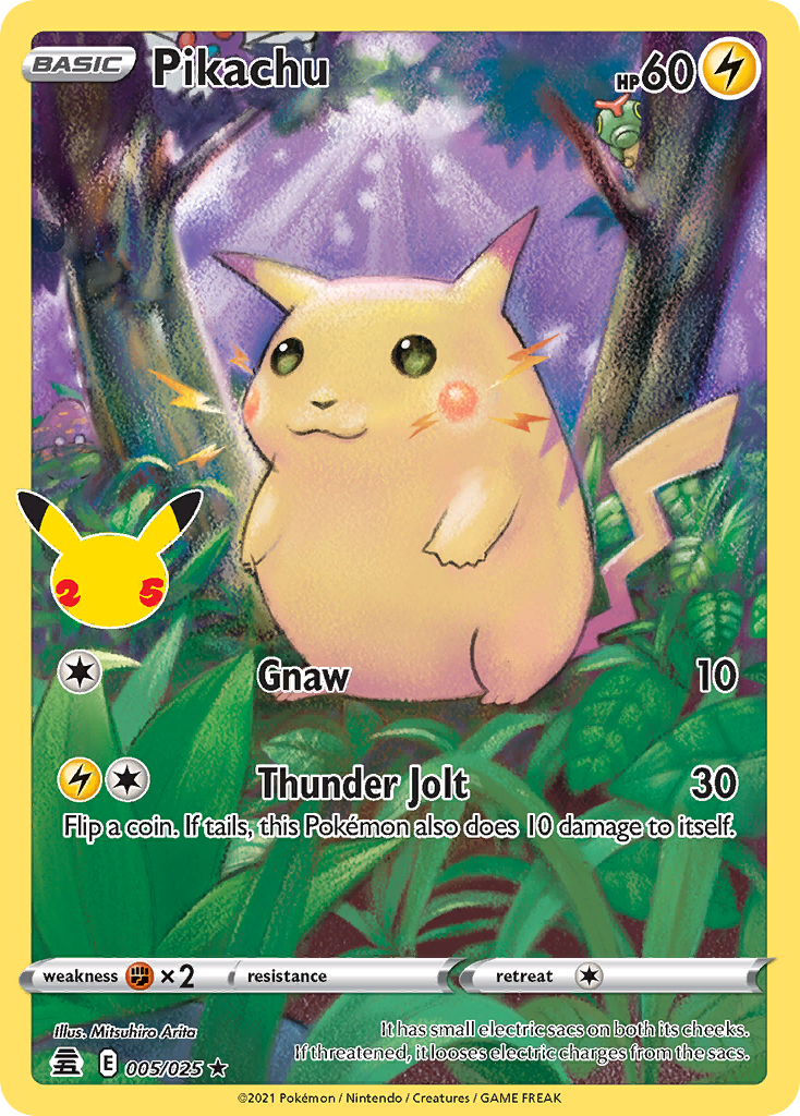 Pikachu - 005/025