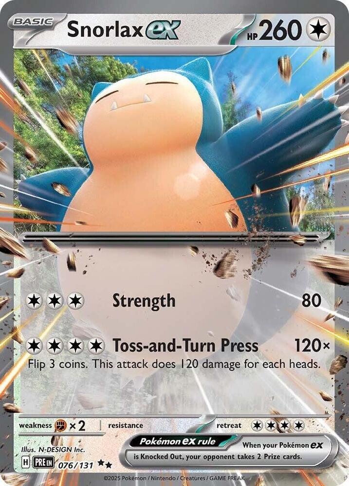 Snorlax ex - 076/131