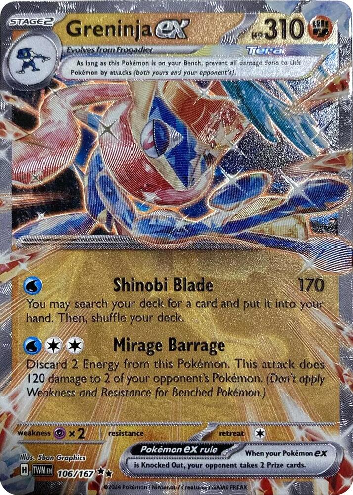 Greninja ex - 106/167