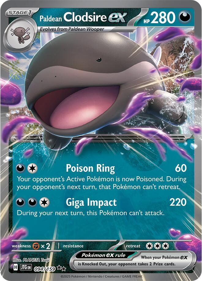 Paldean Clodsire ex - 094/159