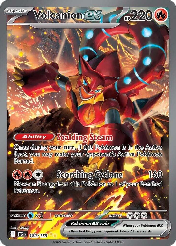 Volcanion ex - 182/159 PSA 8